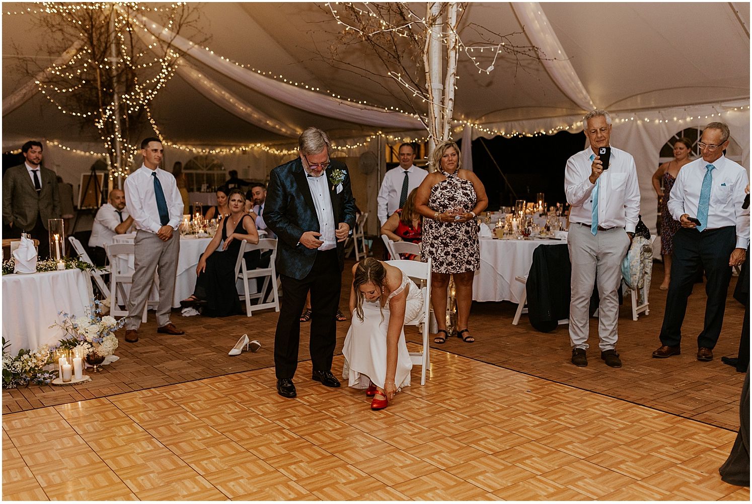 Father daughter dance White Mountain wedding