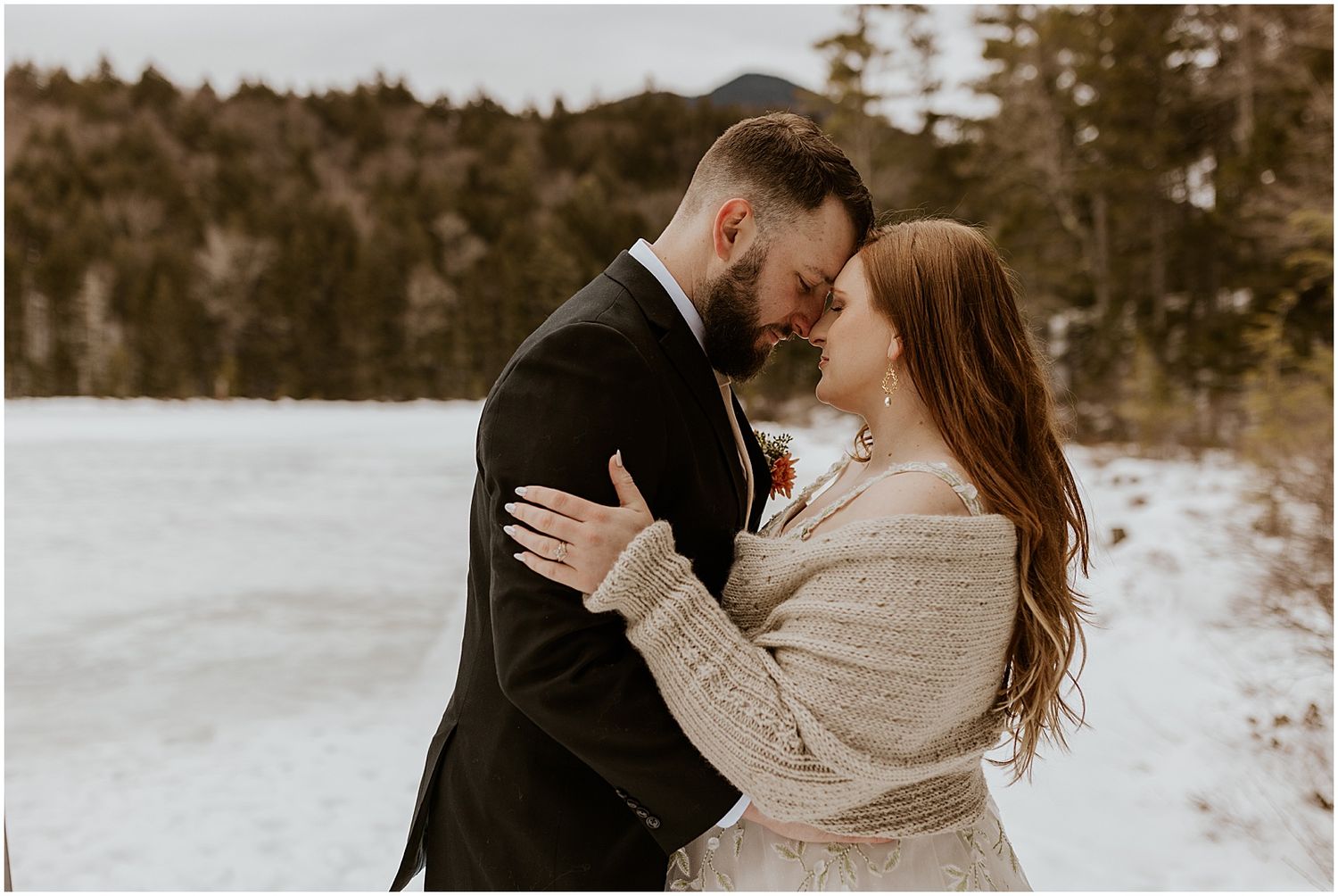 NH Forest wedding photos
