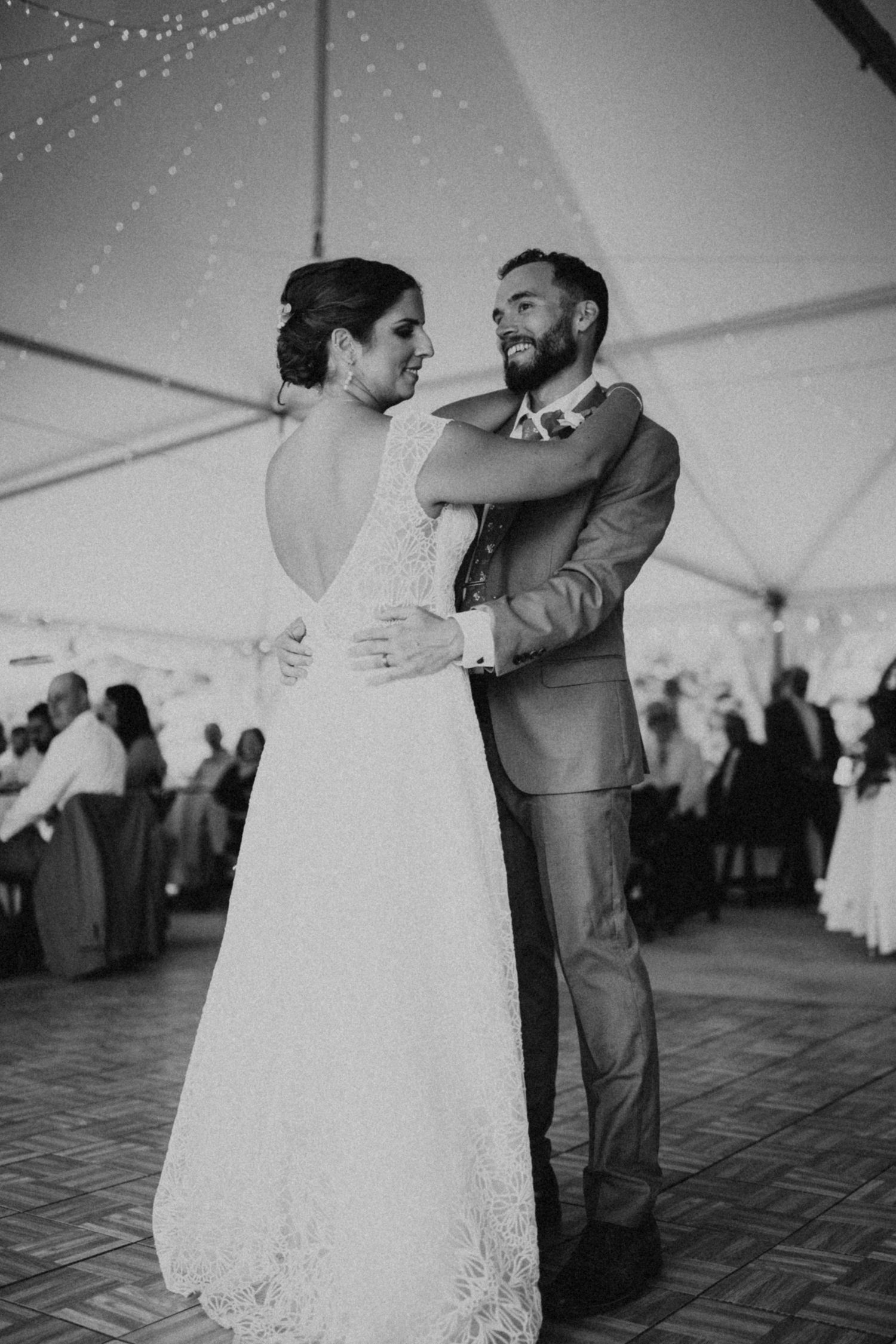 laid back lakeside wedding at Lake Shore Village Resort in Weare New Hampshire