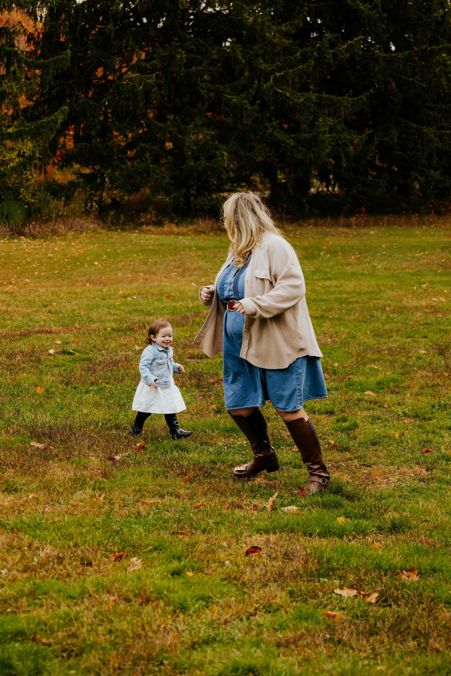 Séance de famille en automne à St-Bruno