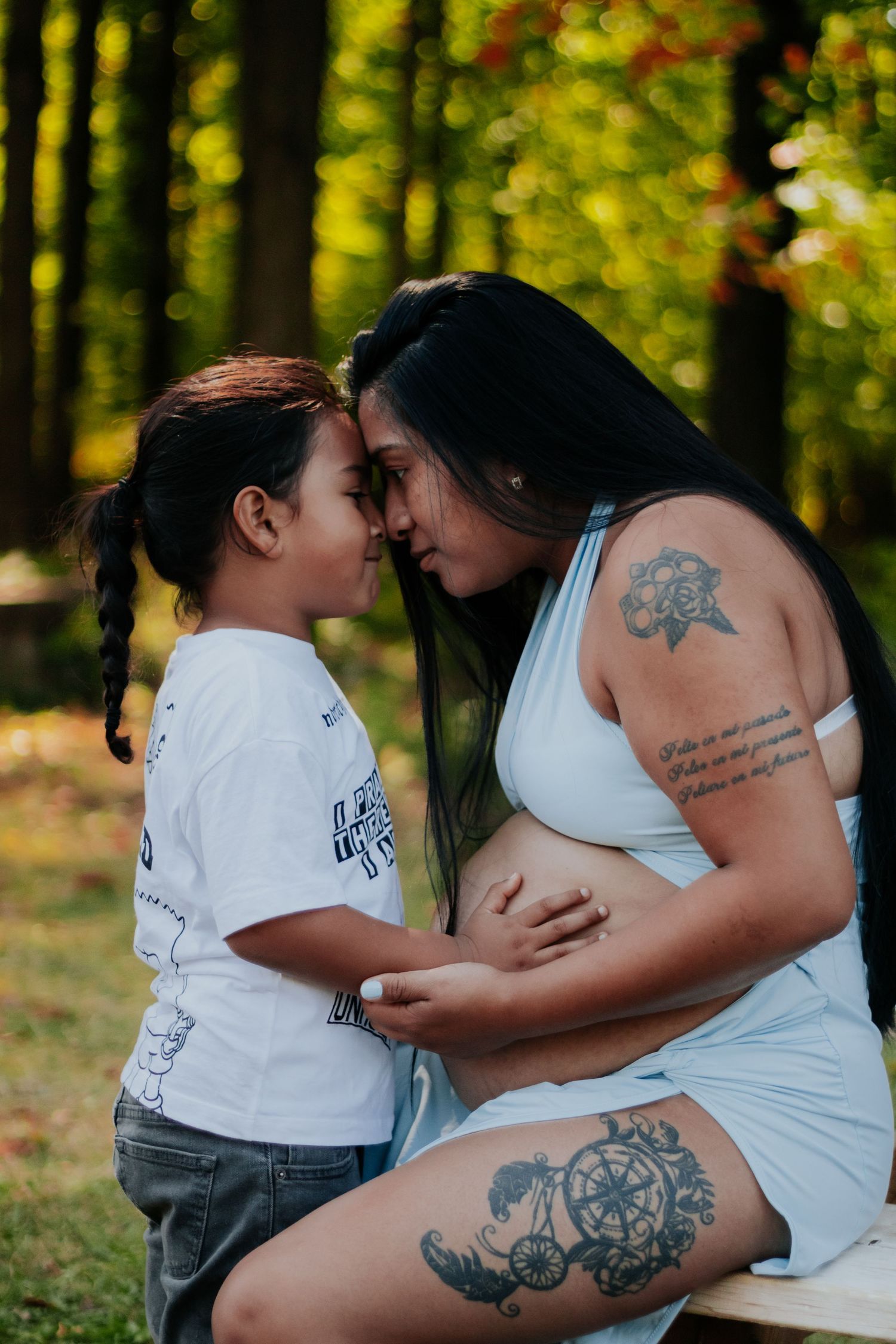 Maternity photo session in St-Bruno