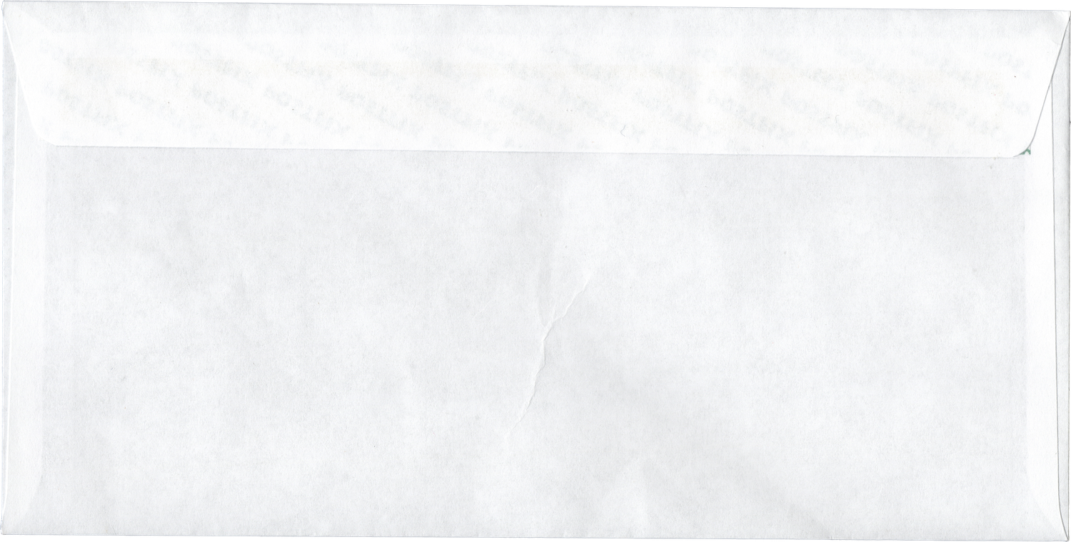 scan of envelope
