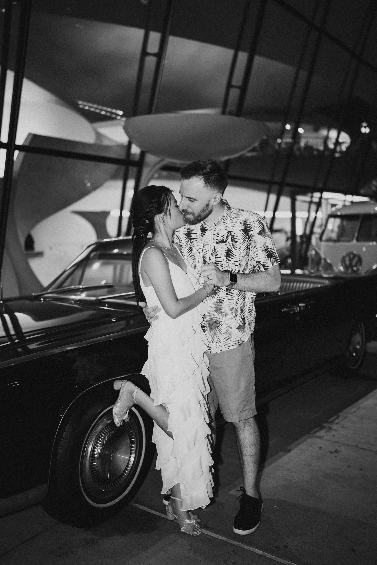 TWA Hotel Wedding Night Photo