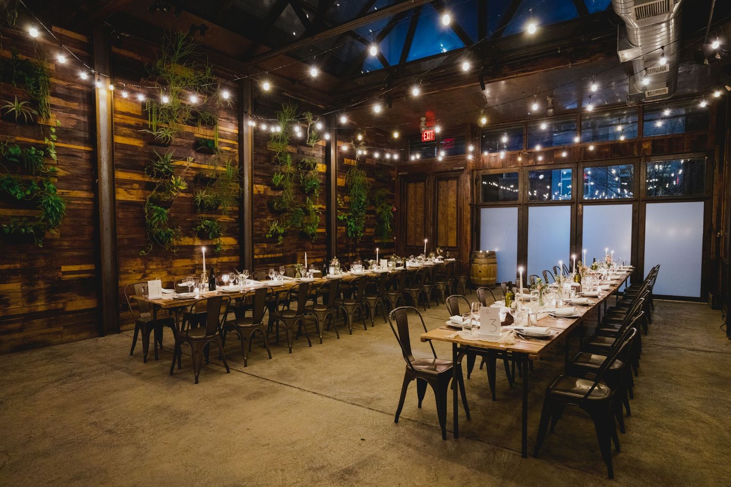 Brooklyn Winery Wedding Reception