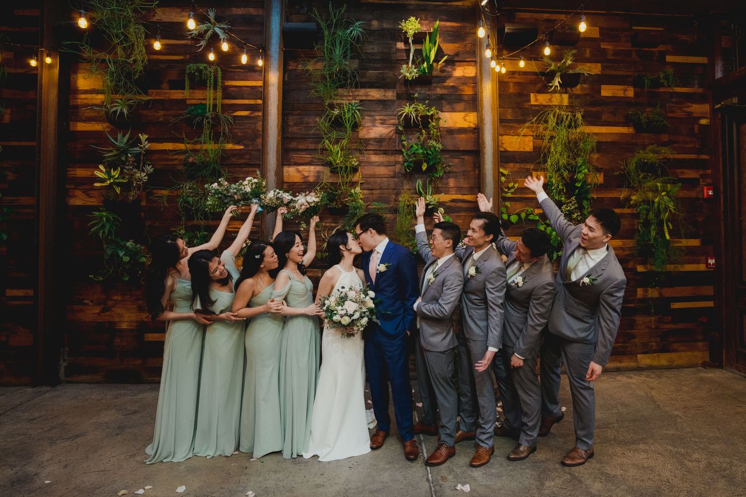 Brooklyn Winery Wedding Bridal Party