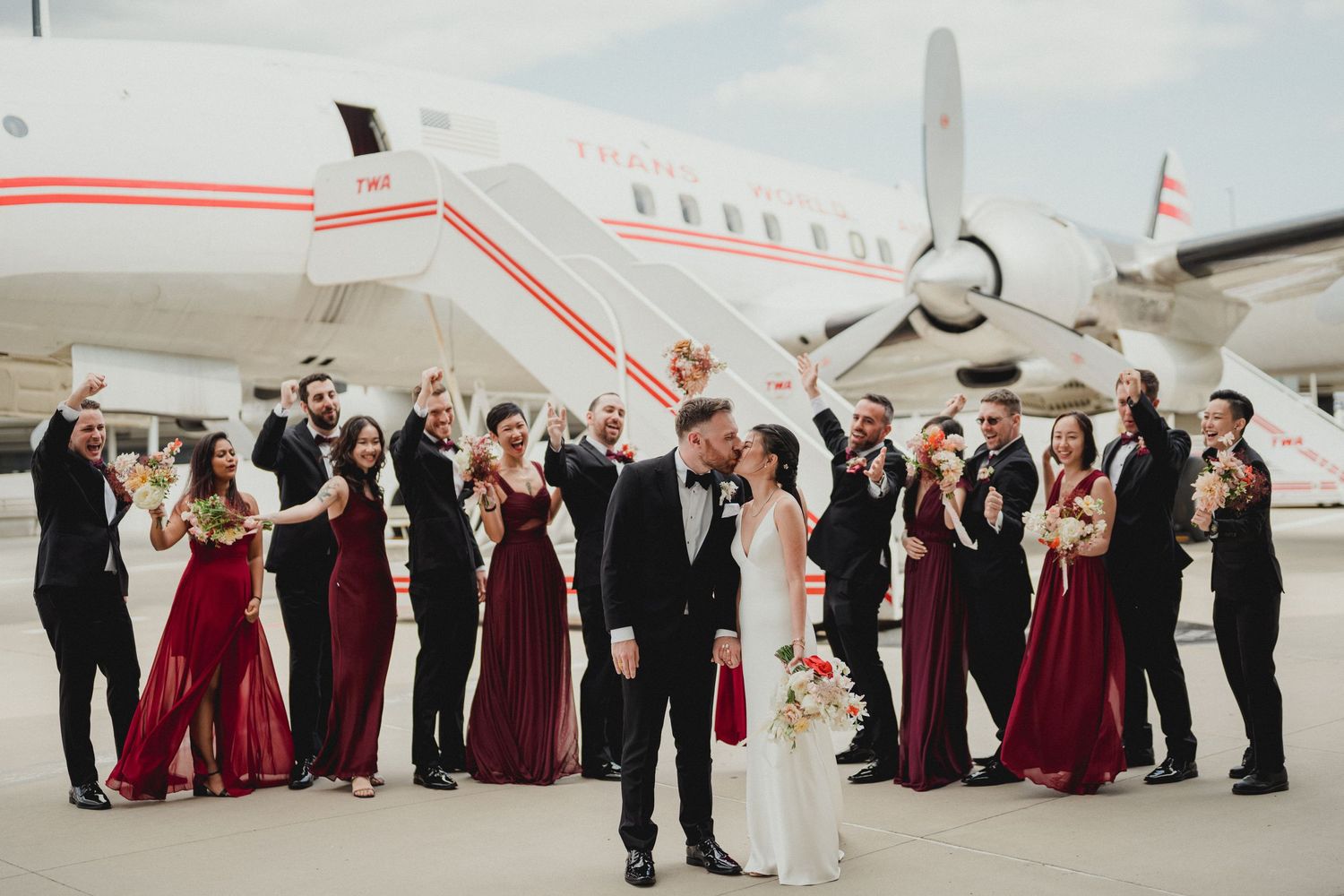 TWA Hotel Wedding Party