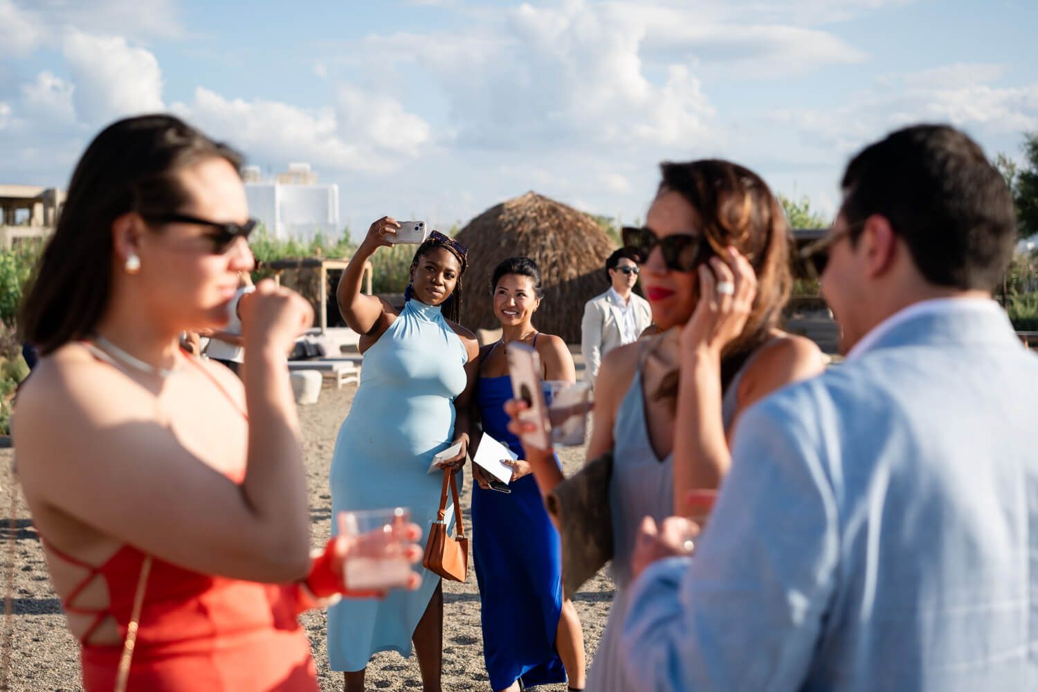 guests during  wedding at Seesoo beachside venue