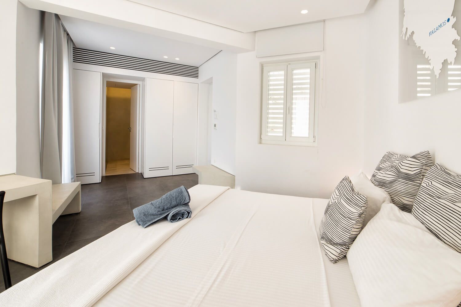 High-quality construction materials inside a 4-star accommodation