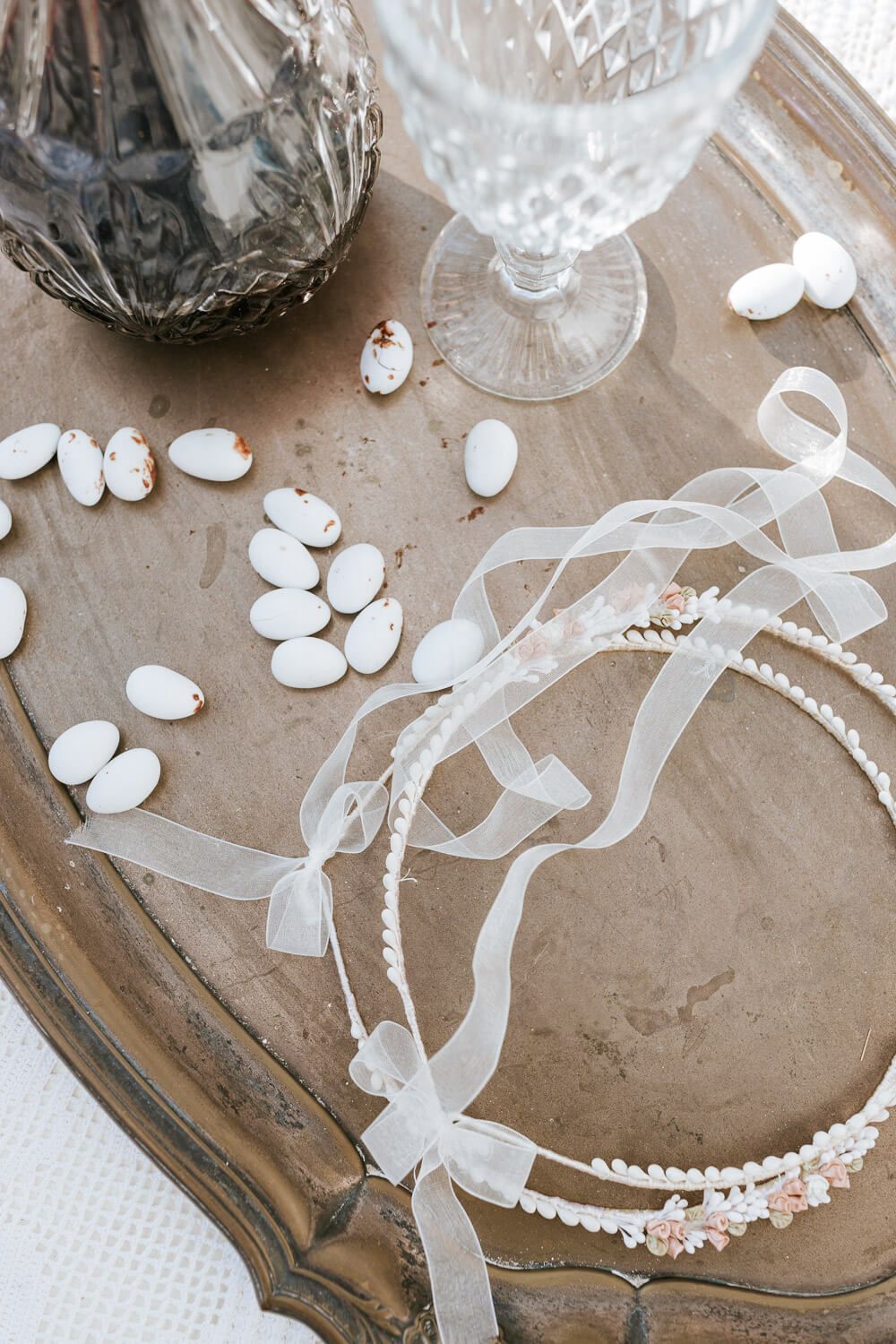 detail from Outdoor wedding ceremony at Agios Georgios Antiparos