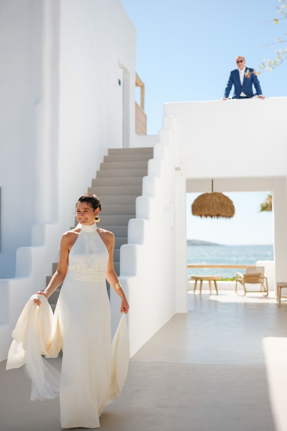 Bridal preparation photography at Seesoo Paros