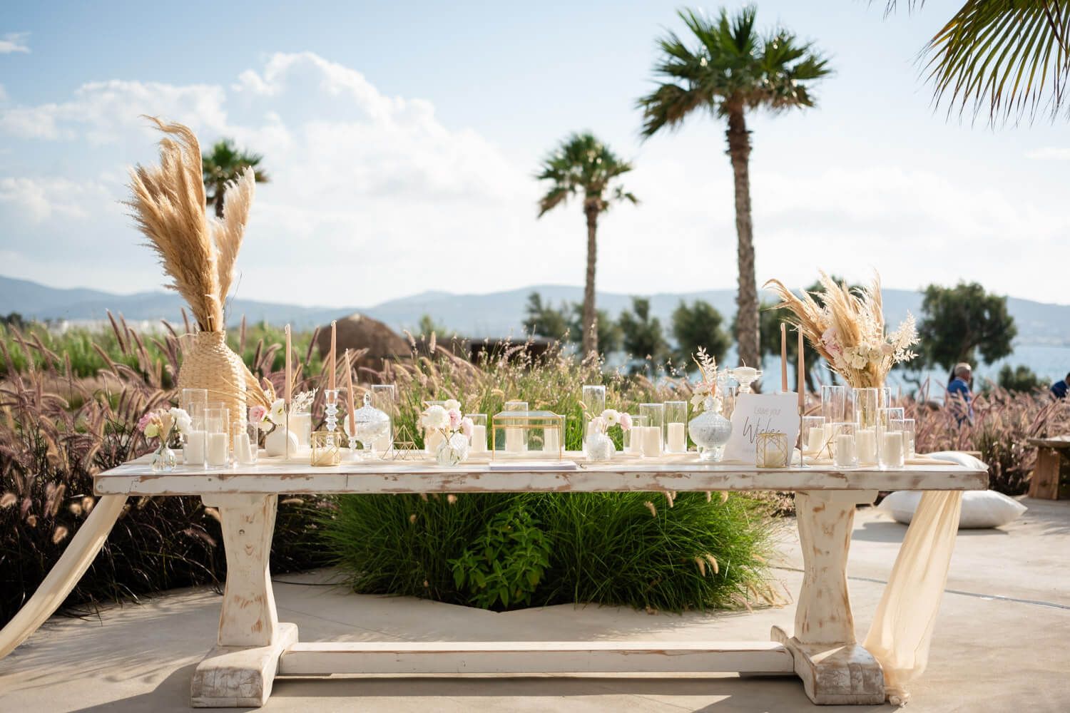 Boho-chic wedding table styling at Seesoo venue captured by Michael Salis