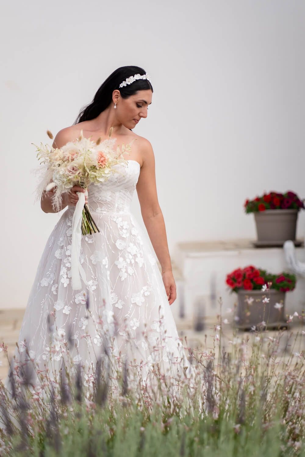 bridal portrait before the ceremony at Seesoo venue