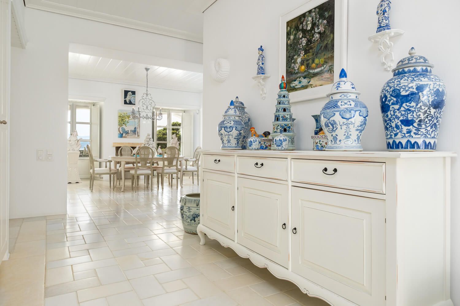 Classic charm and curated decor in a private residence