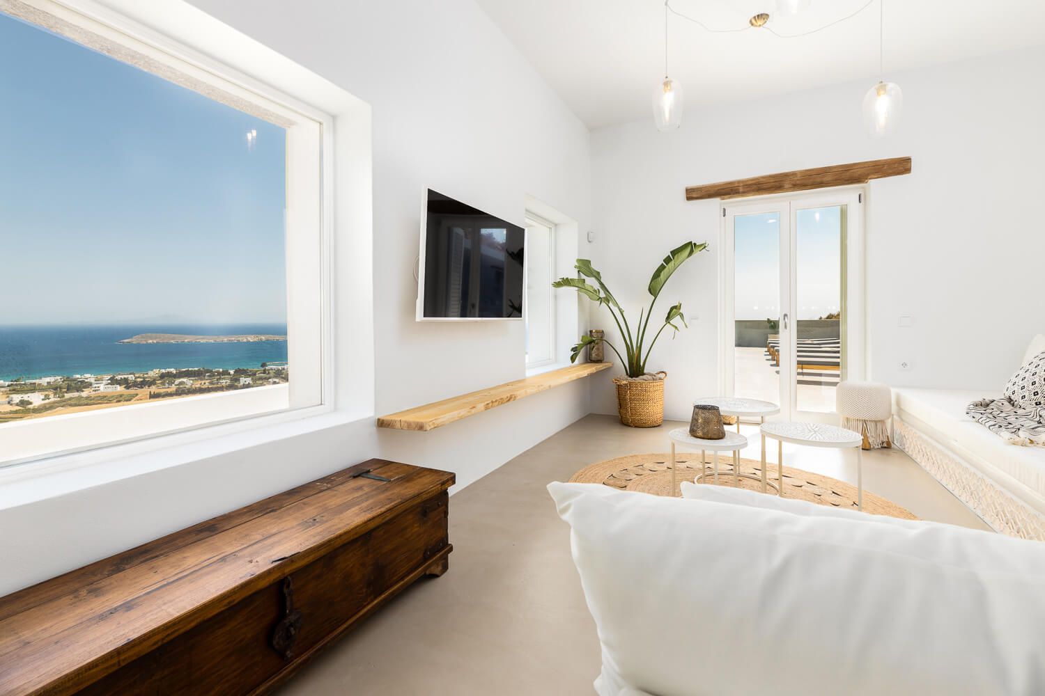Interior styling vision perfectly executed in a Paros lounge