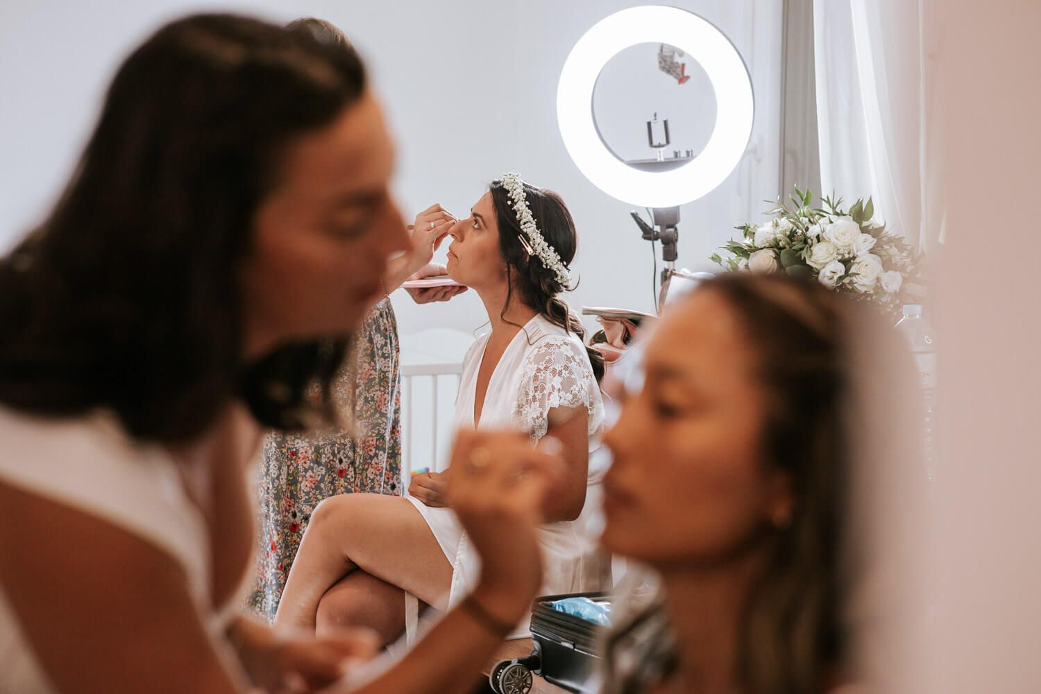 Bridal preparation at parents' home in Antiparos