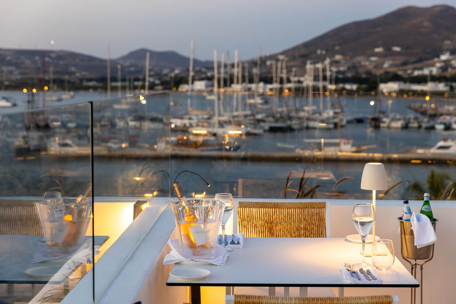 Translating the romantic evening lifestyle of a modern coastal restaurant