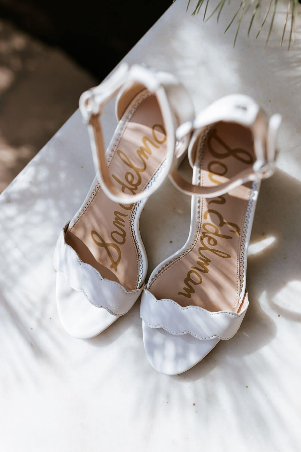 Detail shot of the wedding dress in Antiparos home