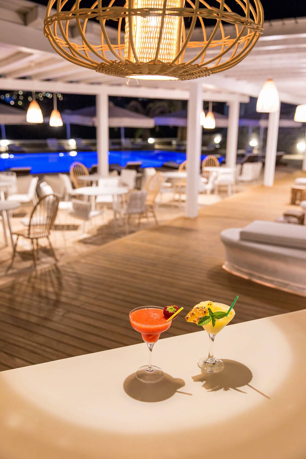 Translating the romantic evening lifestyle of a modern island retreat