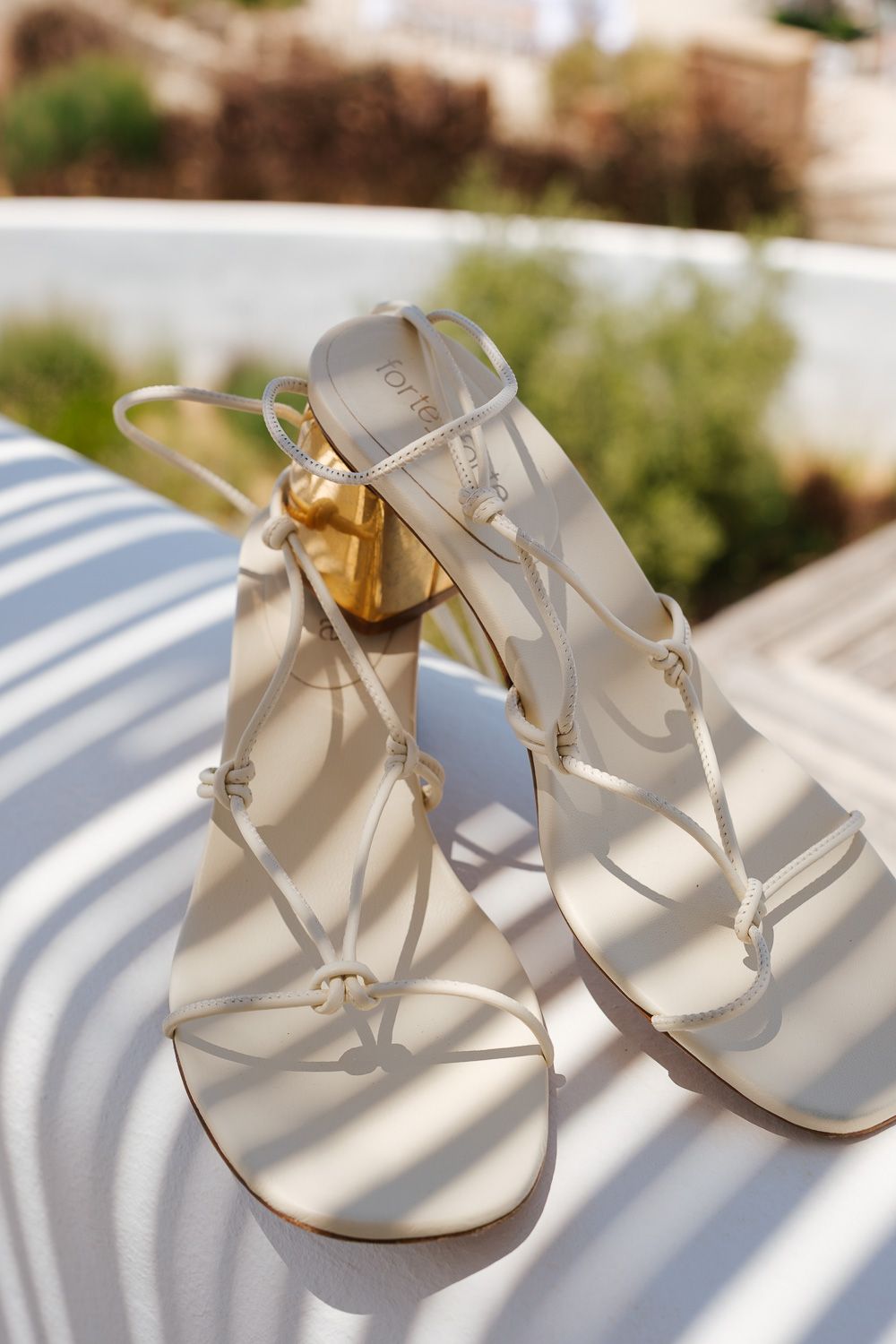 Minimal wedding details and dress in natural light