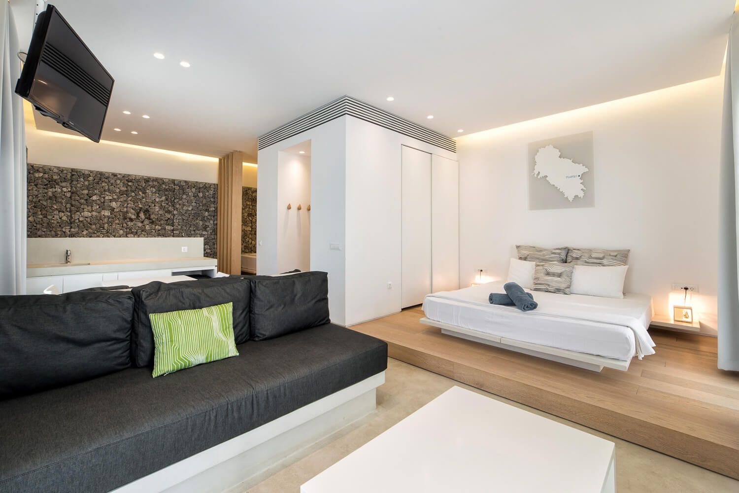 Contemporary bedroom decor offering unparalleled comfort and style