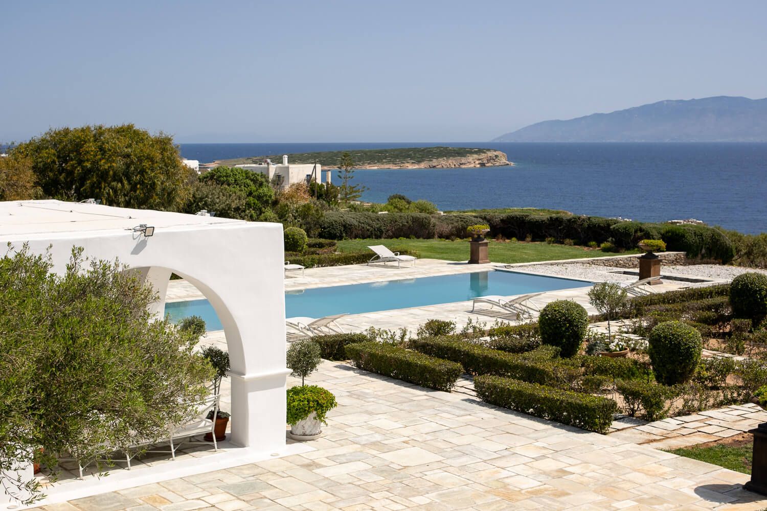 Botanical elegance complementing a spacious island estate