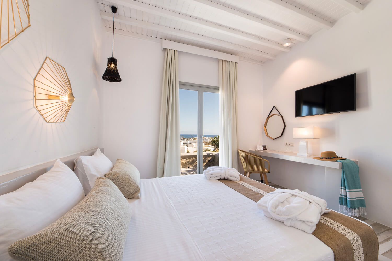 Minimalist interior design of a luxury suite at Osom Resort