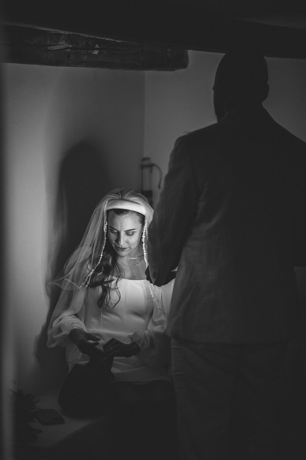 Bride getting ready for the reception at The Secret View venue