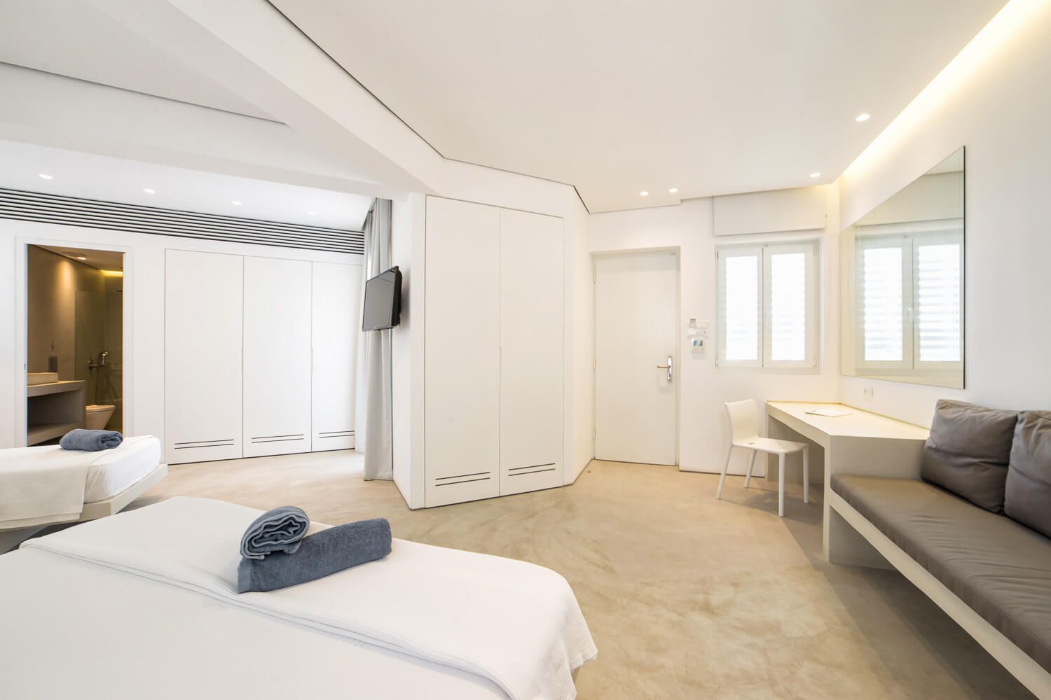 Elegant interior aesthetics reflecting modern Greek hospitality