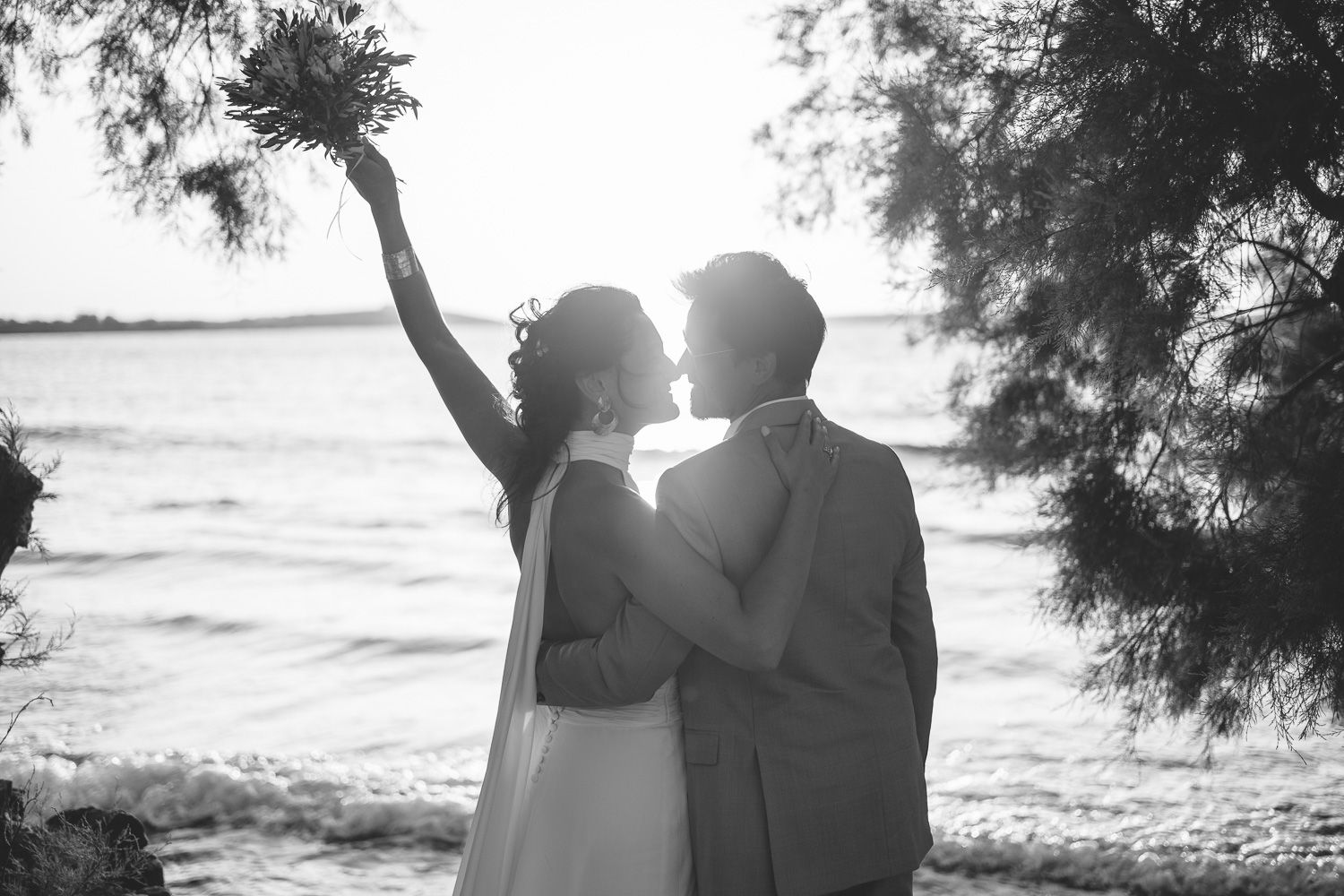 Romantic couple session by the Aegean sea