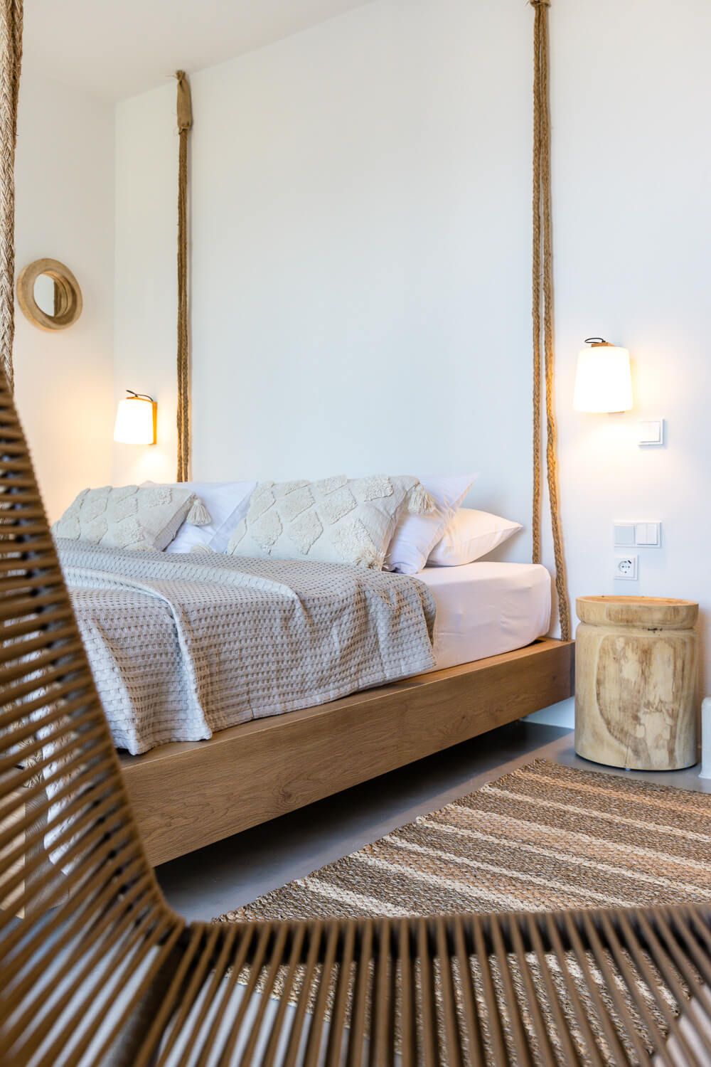 Custom wardrobe design in a high-value Paros property