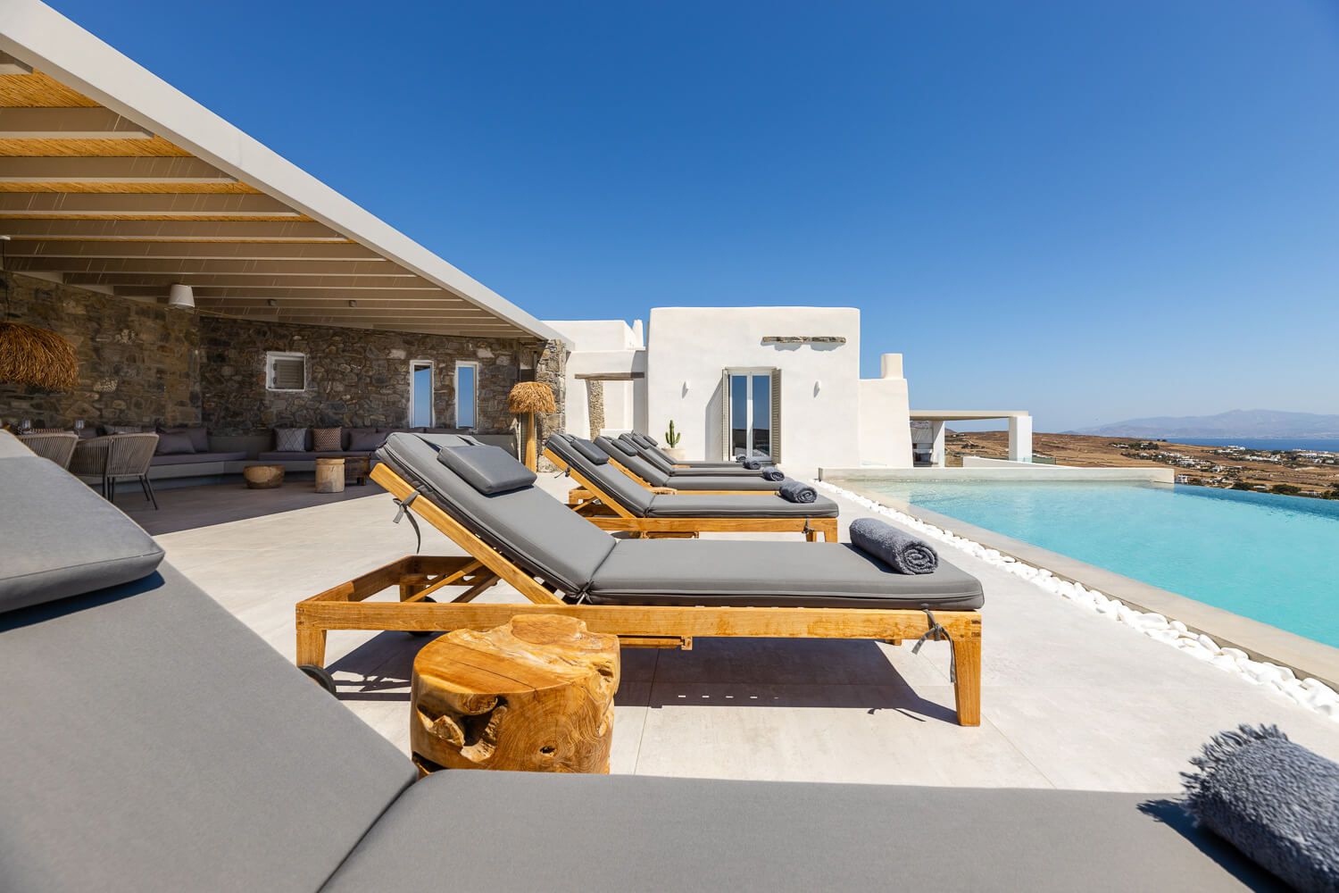 Luxury pool area styling designed for complete relaxation