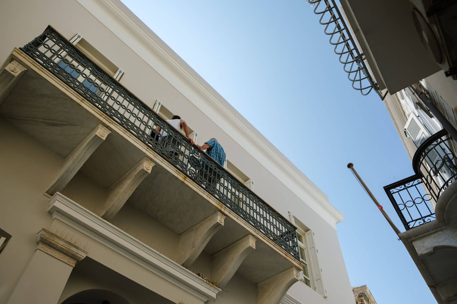 Προετοιμασία γαμπρού στο ξενοδοχείο Castro Boutique Hotel Σύρος