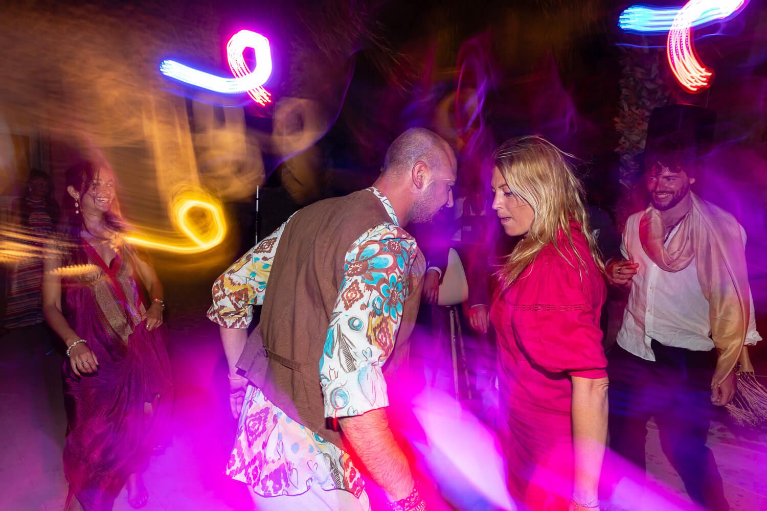 The dance floor full of guests celebrating until the break of dawn