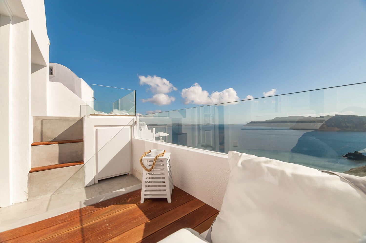 The ultimate romantic getaway destination framed by the caldera
