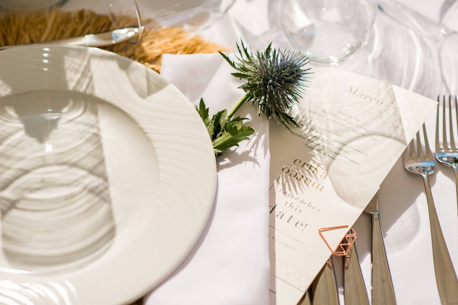 Exquisite table decor by wedding planner Cristy Lagiou in Paros