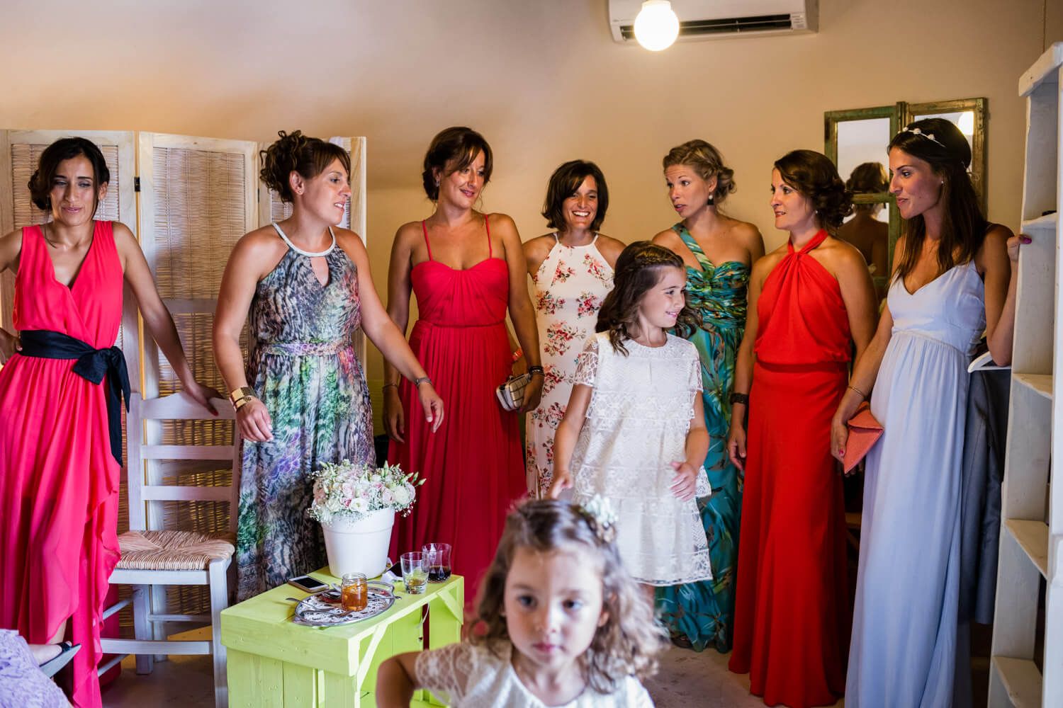 Bridal preparation at Aloni Cave House in Phylacopi Milos