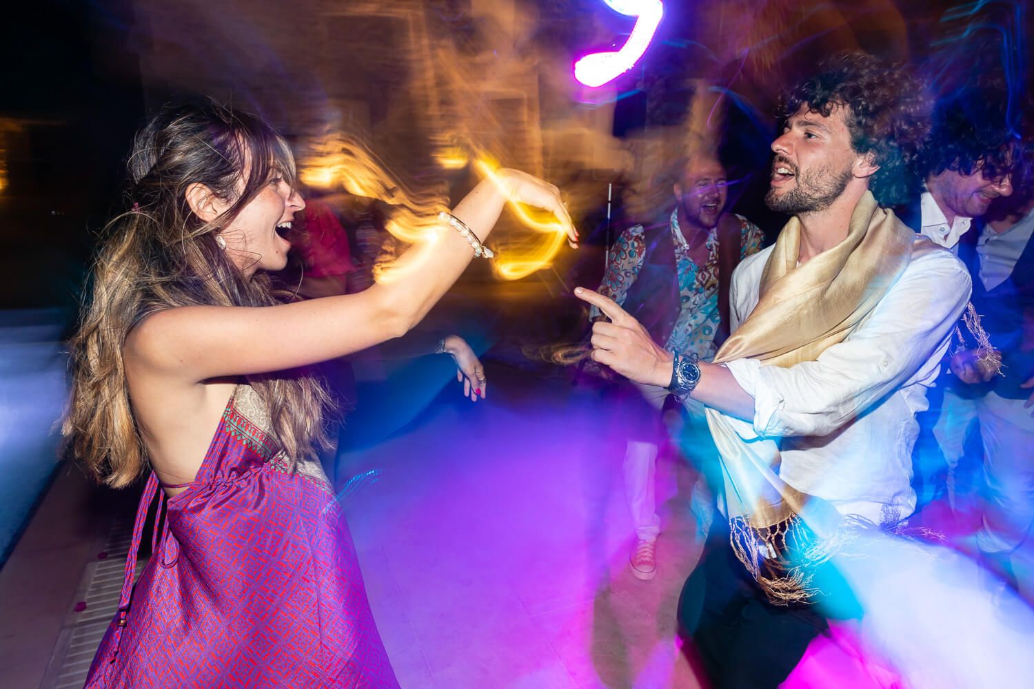 The dance floor full of guests celebrating until the break of dawn