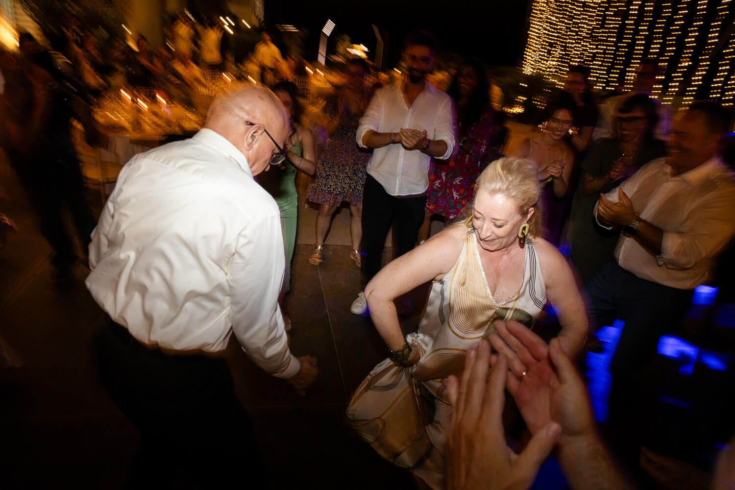 Unforgettable wedding party vibe on the island of Syros