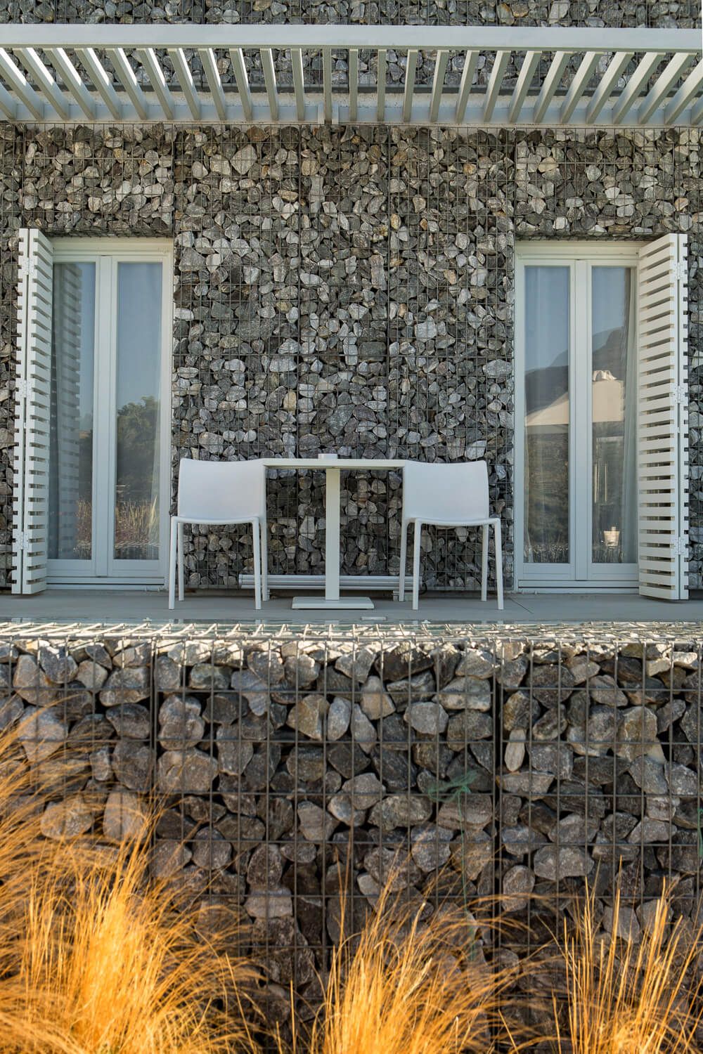 Architectural media highlighting a top-tier tourist accommodation in Ios