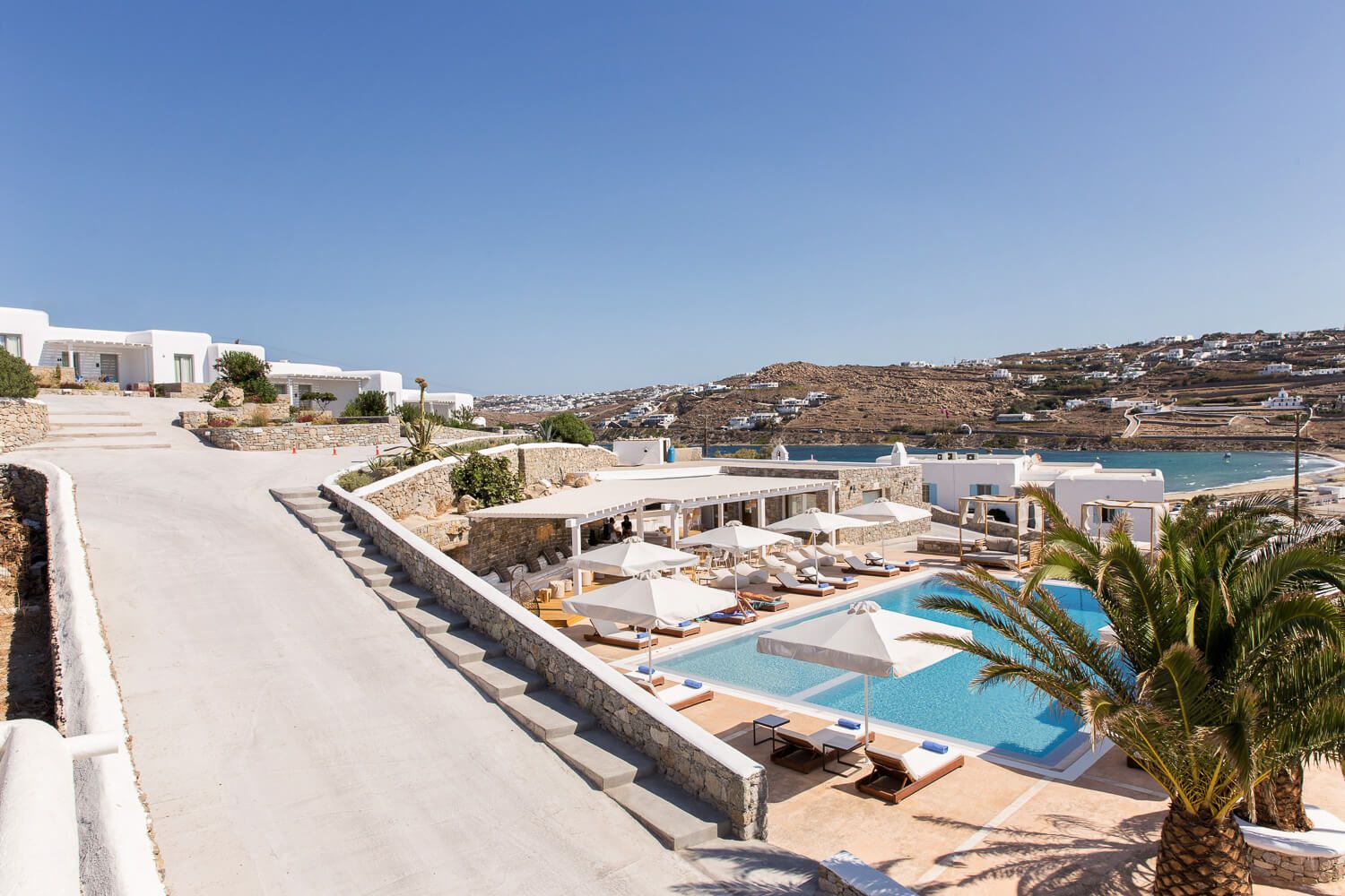 Premium hospitality building design in the Greek islands