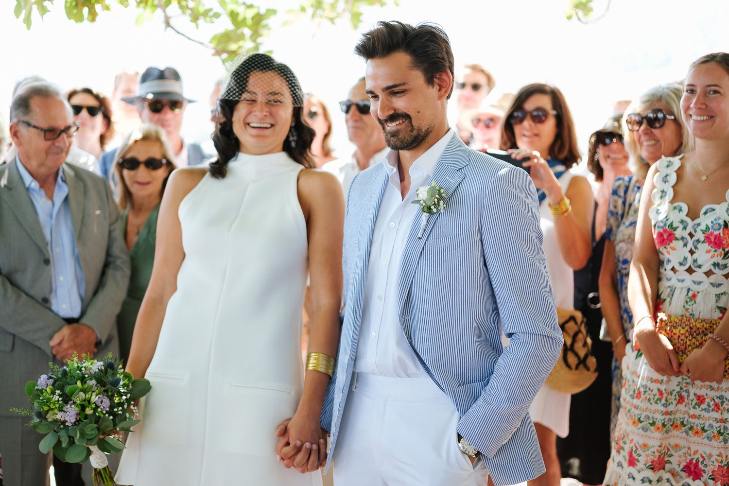 Civil wedding ceremony at Paros Town Hall by Michael Salis
