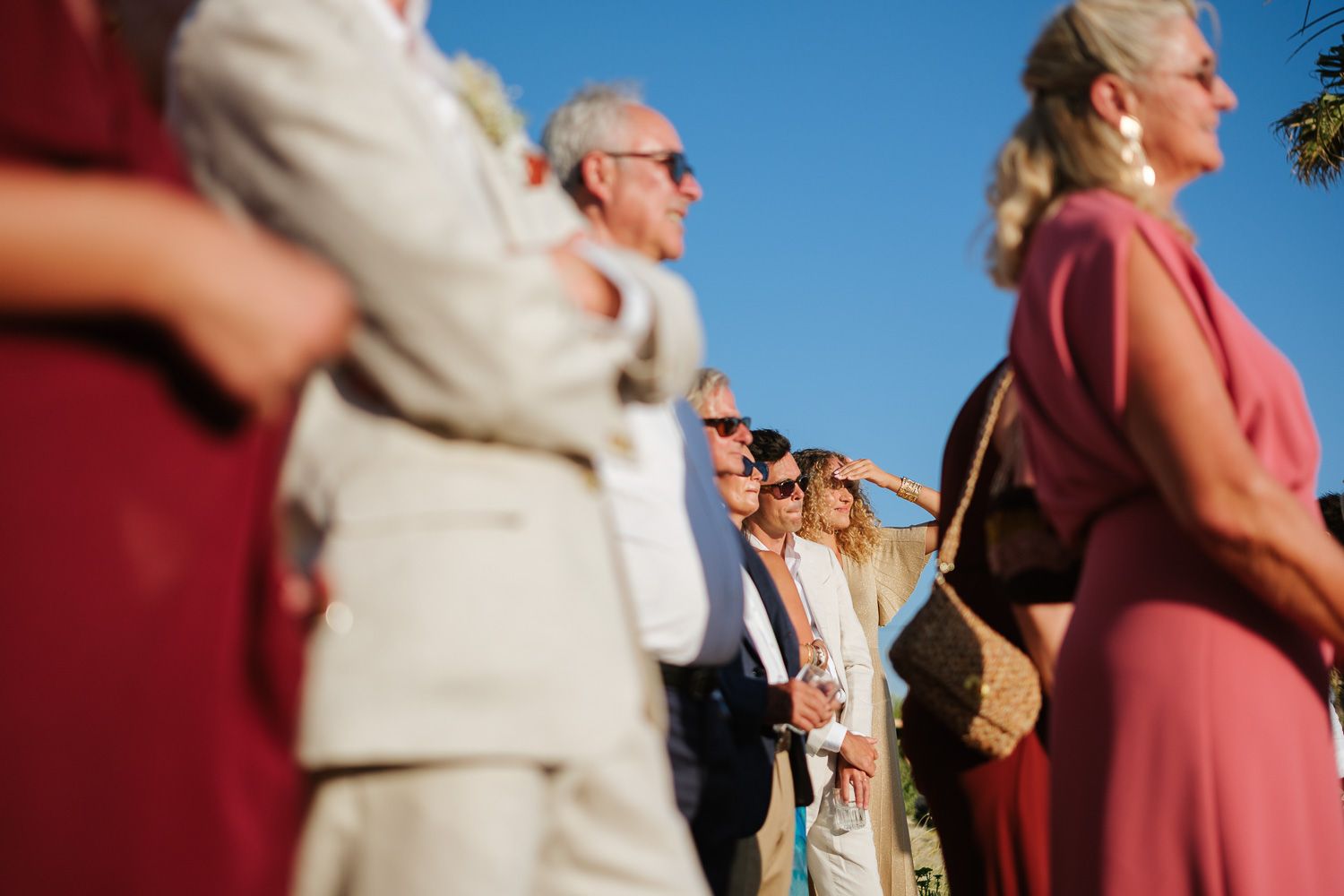 Outdoor wedding party and speeches at Seesoo venue