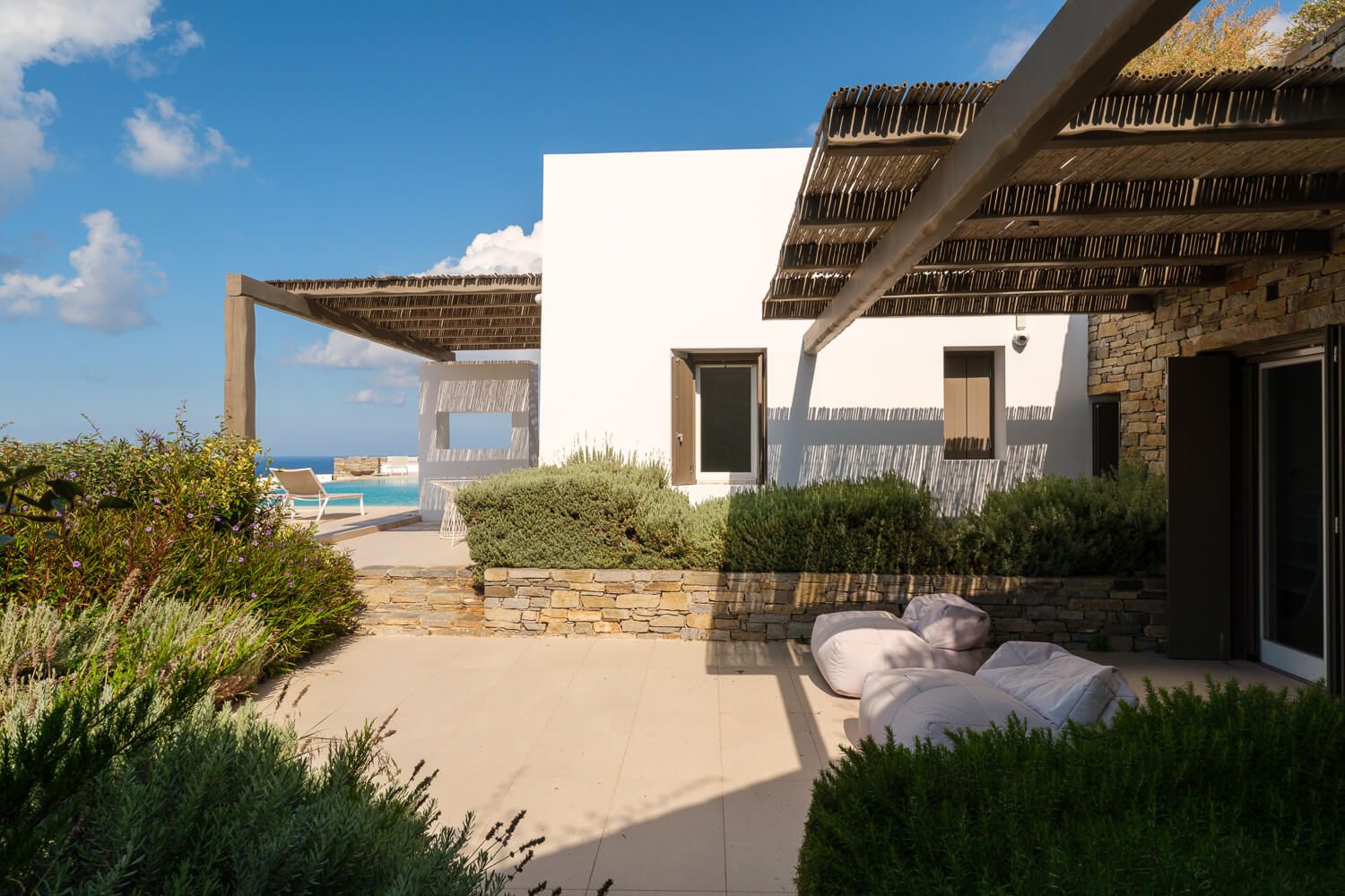 Grand architectural proportions in a contemporary Paros home