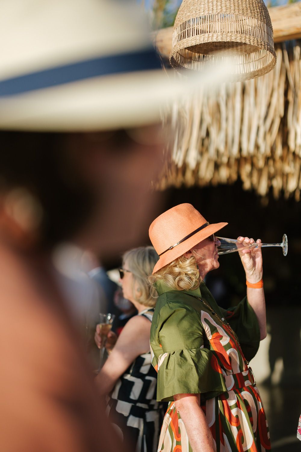 Candid wedding moment captured in Paros Greece