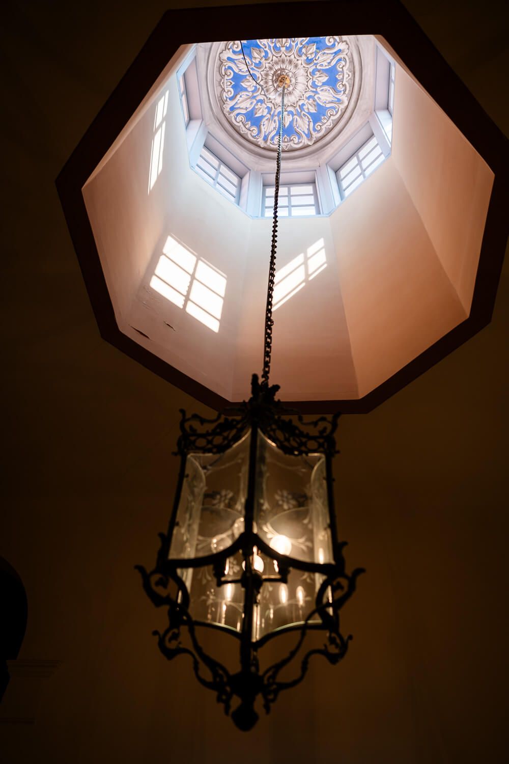 Detail of the room from a Neoclassical building in Syros Greece