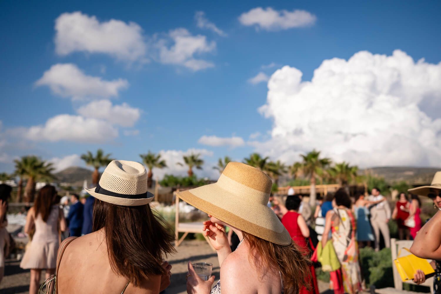 guests during  wedding at Seesoo beachside venue