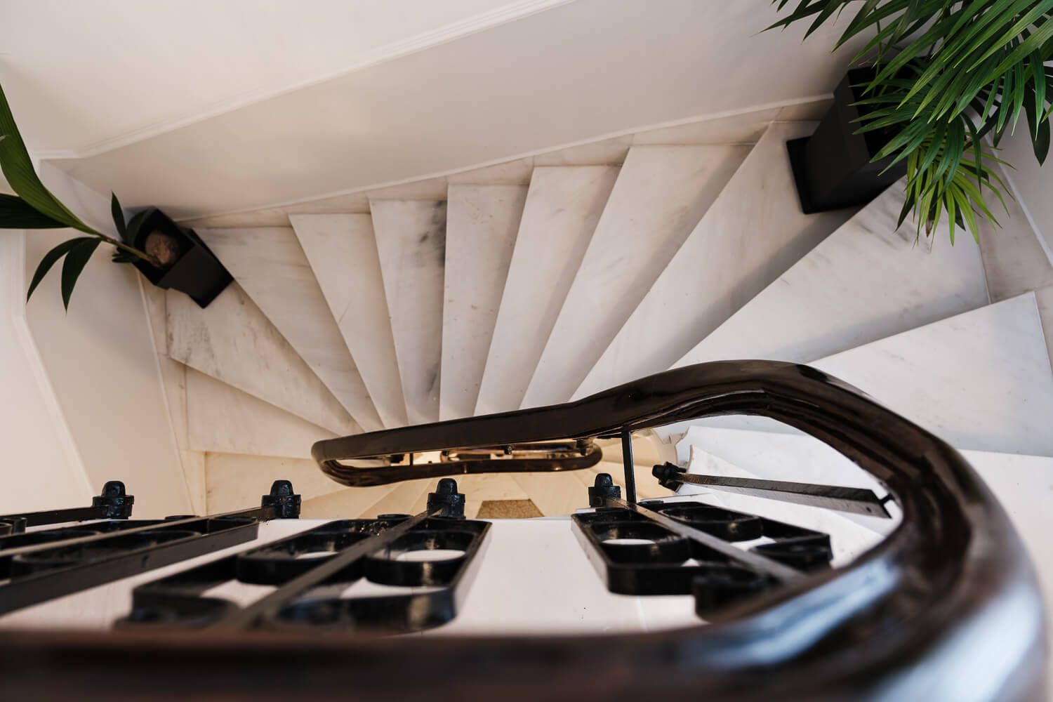 Elegant architectural details of a 1930s residential building