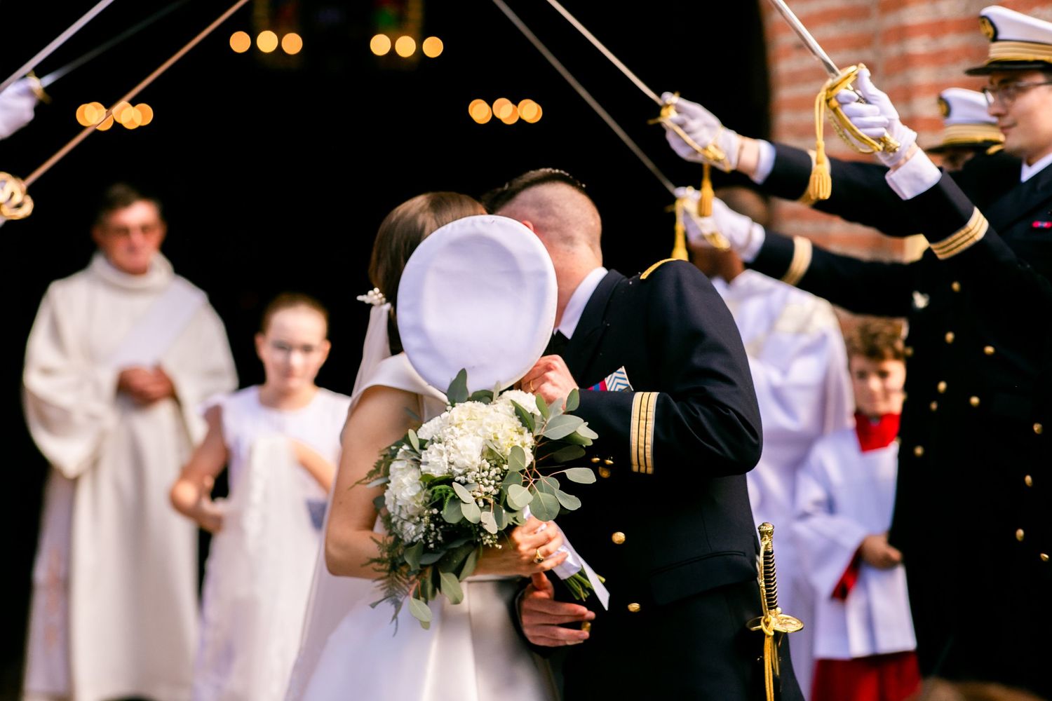 sortie de messe mariage