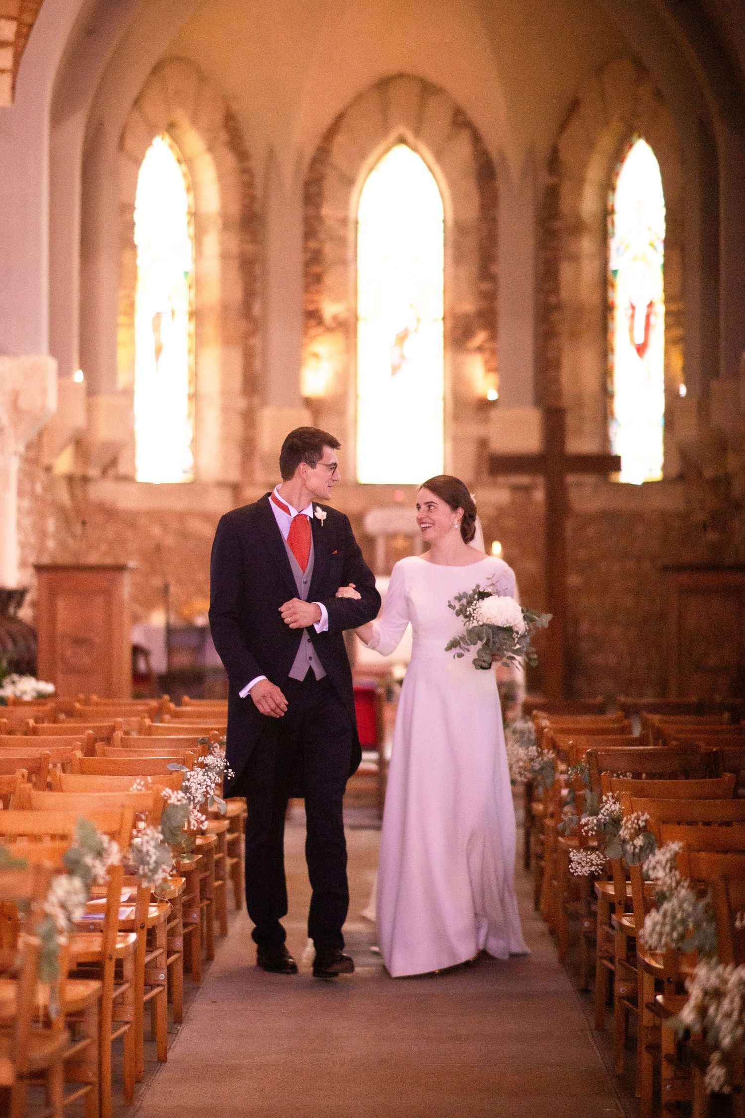 Sortie d'église mariage