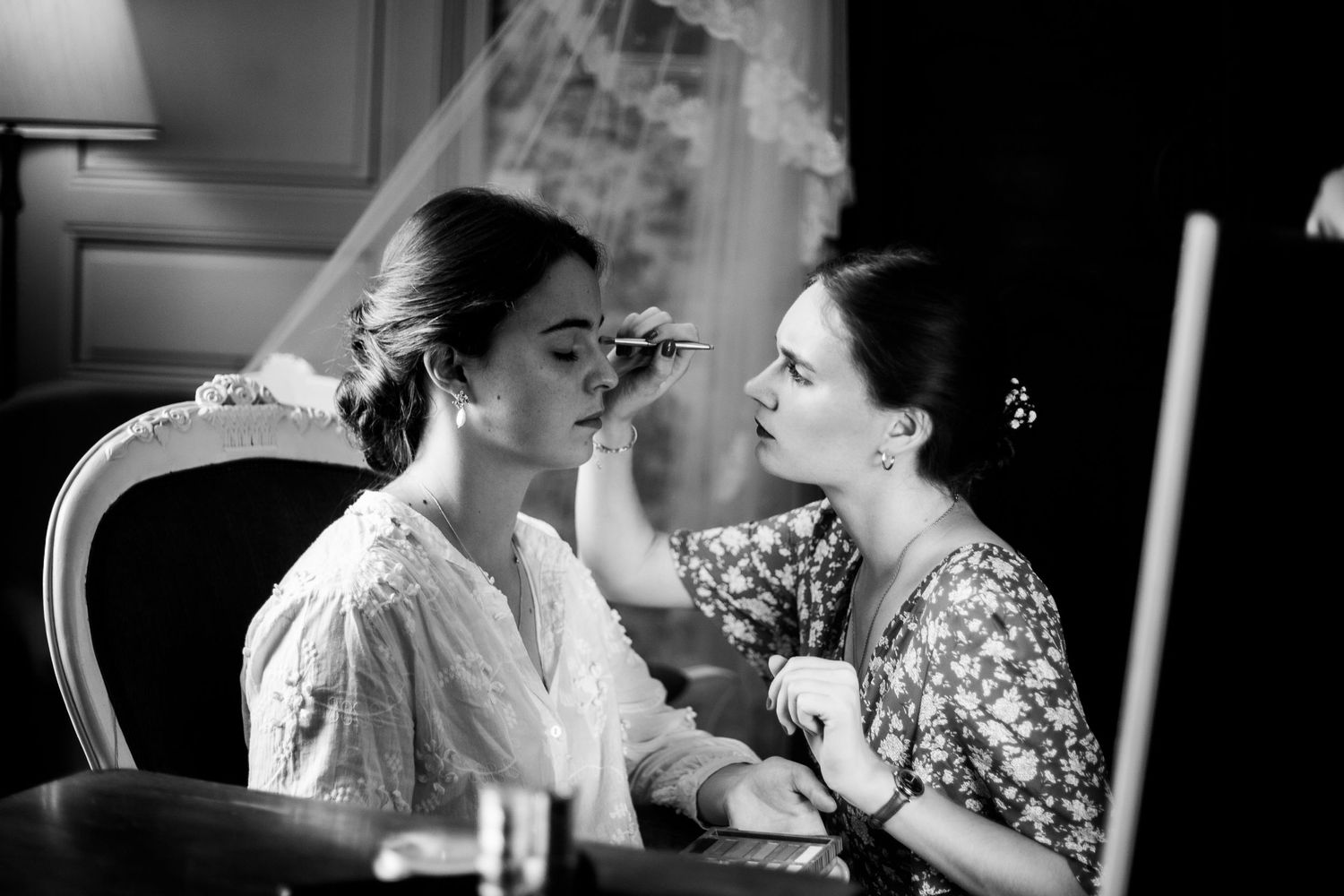 Maquillage de la mariée